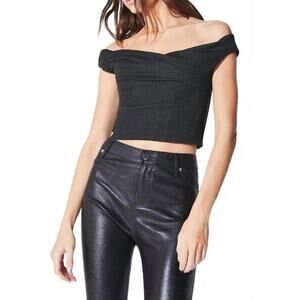 RtA- JEWEL TOP | BLACK LUREX | MSRP $395